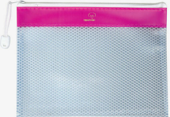 Typotrast Zipper Pouch A5 Fuchsia Fp27003-09