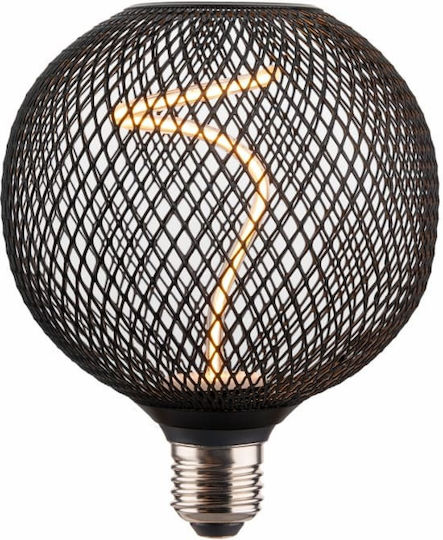 Redled LED-Lampe 4.9W für Fassung E27 und Form G125 Warmes Weiß Dimmbar