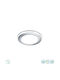 Trio Lighting Plastic Recessed Spot with Integrated LED and Warm White Light Silver 1pcs
