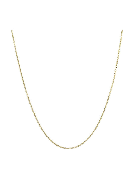Mv Preziosa Damen Goldene Kette Nacken 14K Länge 40cm