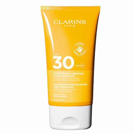 Clarins Solaire Jeunesse Cremă Cu Protecție Solară Pentru Corp SPF30+ 150ml