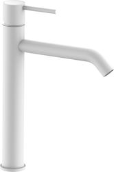Interflex Mixing Tall Sink Faucet White