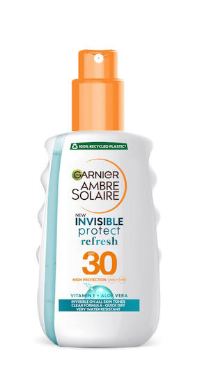 Garnier Ambre Solaire Clear Protect Sunscreen Body Cream SPF30 in Spray 200ml