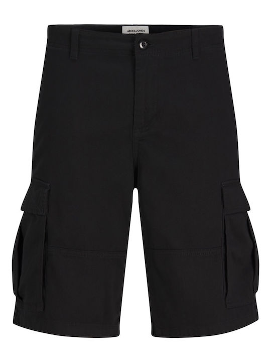 Kinder-Shorts/Bermudas Stoff Schwarz
