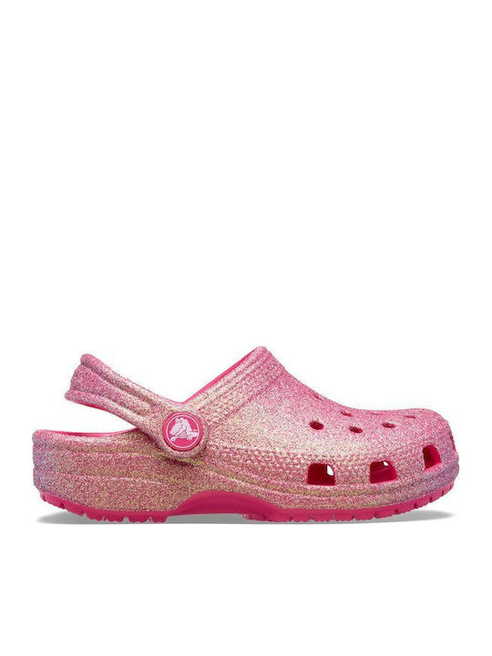Crocs Classic Παιδικά Ανατομικά Σαμπό Θαλάσσης Ροζ