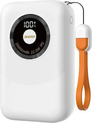 Dudao K21 Mini Power Bank 10000mAh 22.5W με Θύρ...