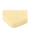 Bobono Baby Sheet Crib Cotton yellow stripes Yellow 60x120cm