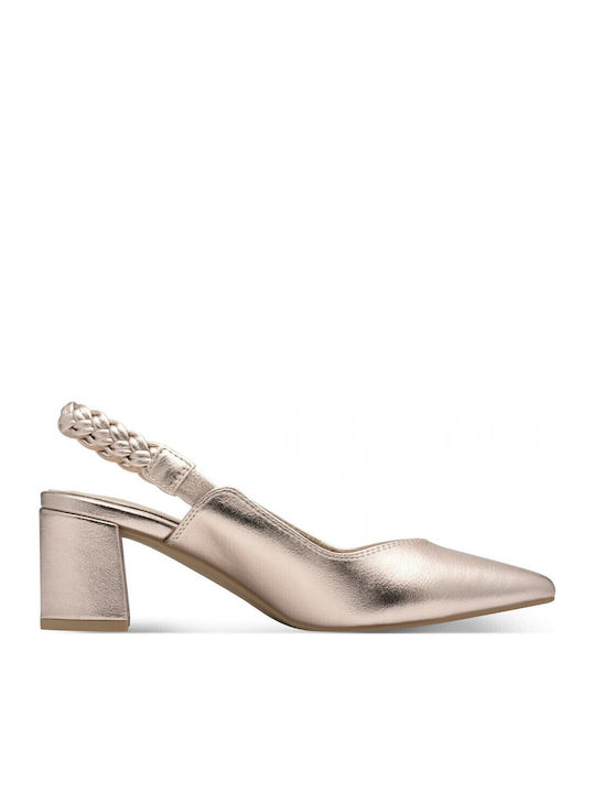 Marco Tozzi Pumps mit Riemchen Goldene