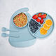 AppeKids Set de hrănire din Silicon Turcoaz 6buc