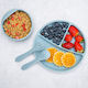 AppeKids Feeding Set made of Silicone Turquoise 5pcs