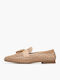 Leder Damen Loafers in Rosa Farbe