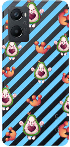 Oppo A 96 King Avocado Transparent Silicone Tpu Θήκη