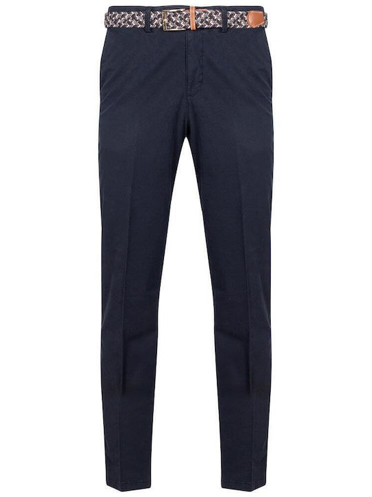 Pantaloni Bărbați Chino Albastru Închis