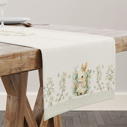 Apron Paste 40x150cm 100% Cotton Club Cotton Yoyo Bunnies Flowers