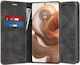 Techsuit Buchen Sie Synthetisches Leder Schwarz (Motorola Edge 50 Ultra)