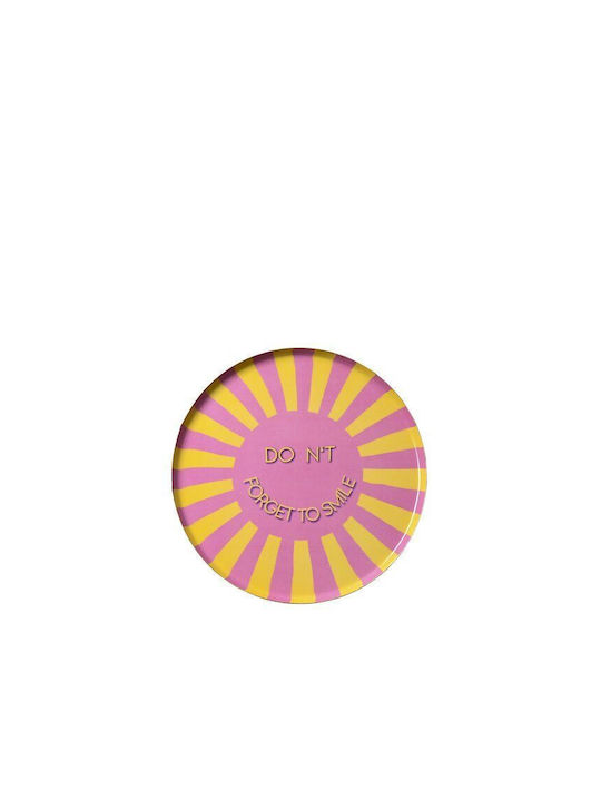 Love Round Tray M Do Not Forget To Smile