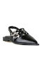Pantofi balerini pentru femei Slingback cu Bareta in Negru Culori