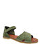 Sandale Casual Damă Din Piele Verde