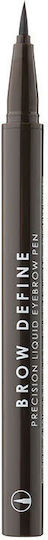 MUA Brow Define Pen for Eyebrows Dark Brown 1gr