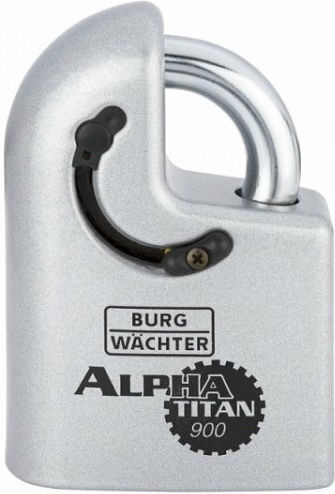 Burg Wachter Ατσάλινο Λουκέτο Πέταλο με Κλειδί 85mm