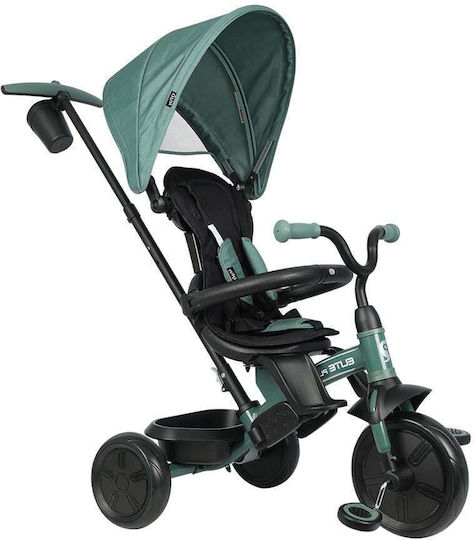 Q Play Elite Platinum Convertible with Parental Handle 6 in 1 for 10 Months Green