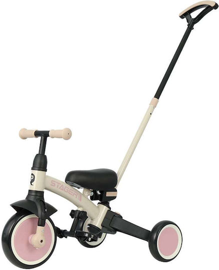 Q Play Stager Convertible with Parental Handle 3 in 1 for 2+ Years Pink