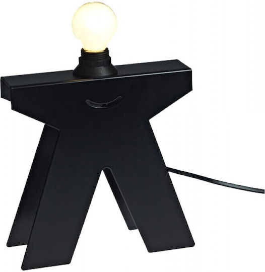 Gallis Dekorative Lampe mit Fassung für E14 Lampe Schwarz