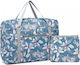 Miss Lulu Reisetasche Blau Stoff