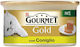 Gourmet Gold Πατέ Υγρή Τροφή για Ενήλικες Γάτες σε Κονσέρβα με Κουνέλι 85gr
