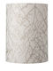 Lampshade 1xe27 White-Silver Branches Linen Branches Sh101051-d Ebb&flow Sh101051-d White-Silver