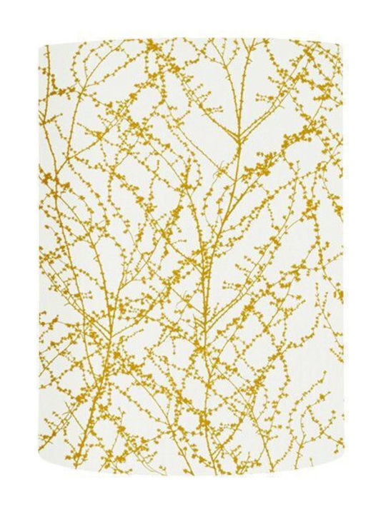Lampshade 1xe27 Ochre Branches Linen Branches S...