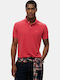 Destroy Polo T-Shirt Cranberry Crush Rote