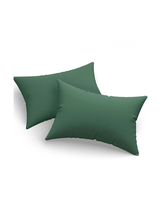 Eponj Home Σετ Μαξιλαροθήκες Green 50x70εκ.