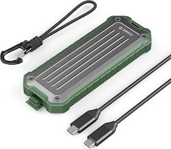 Orico M.2 SATA III NVME Festplattengehäuse mit SATA Type-C Schnittstelle