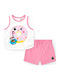 Kids' Set with Shorts Summer 2pcs Pink