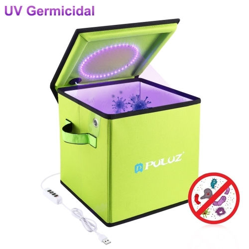 Puluz 20cm Uvc Light Αποστειρωτής Μικροβίων Green
