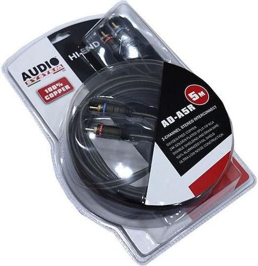 Audio System Cablu RCA de sex masculin - RCA de sex masculin 5m D-AD-A5R