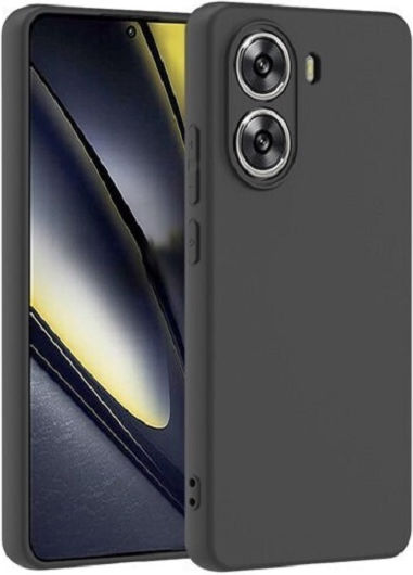 Back Cover Σιλικόνης Μαύρο (Poco X7 Pro)