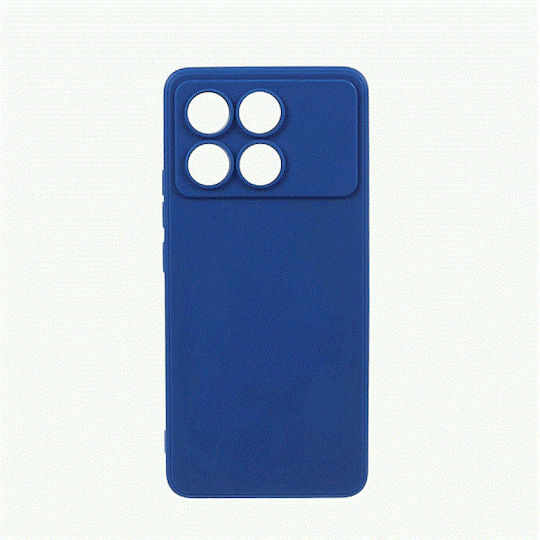 Back Cover Σιλικόνης Navy Μπλε (Poco F6 Pro)