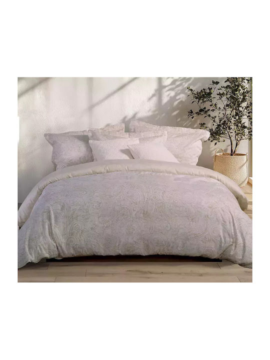 Nef-Nef Homeware Sheet Sets Queen 240x270cm. Spring Ecru 4pcs