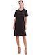 Sommer Mini Damenkleid Schwarz