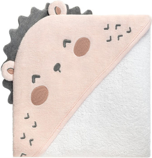 Kikka Boo Baby Bath Towel Bathrobe Hooded 90x90cm