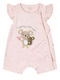 Energiers I Belong With You Baby Bodysuit Short-Sleeved Light Pink