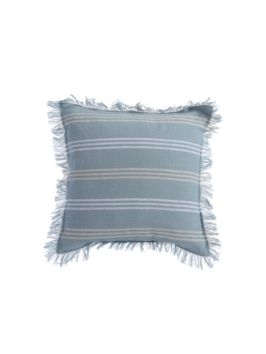 Nef-Nef Homeware Sofa Cushion Spirit Made of 100% Cotton Blue 50x50cm (Various Colors)