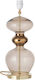 Table Lamp Base 1xE27 Blown Glass Gold Metal 46cm Futura Ebb&flow Ba101019 Black-Gold