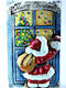 Gerakis Christmas Blue Candle 23x14cm