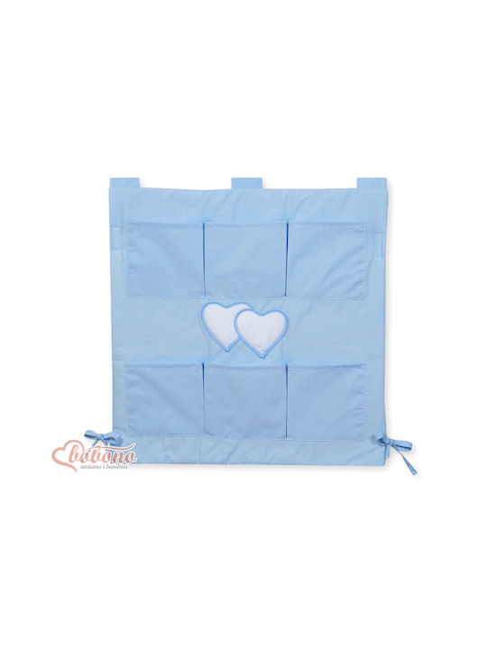 Pocket Organizer Blue Hearts