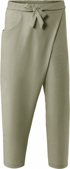 Axon Safety Asymmetric Unisex Chef Pants Olive Green Harem Axon 7.904
