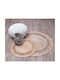 Rug Rectangular from Jute Beige