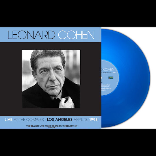 Leonard Cohen Live At Complex 1993 Blue 1 Vinyl